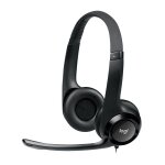 Casque stro filaire usb logitech h390 avec microphone antibruit