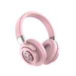 Casque st�r�o hifi bluetooth sans fil a51 usb avec micro (rose)