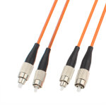 Cavalier de fibre optique multi - mode  double c?ur fc - fc