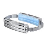 Ceinture de glace ventilateur de refroidissement pour sports de plein air, mini ventilateur de taille ...