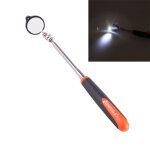 Chssis de voiture rtractable miroir d inspection tlescopique avec 1 led de led pcs 3mm, diamtre du ...