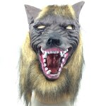 Chapeau de tte de loup d halloween en latex chapeau d halloween festival masques de mascarade de fantaisie ...
