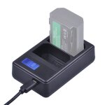 Chargeur de batterie affichage canal lcd numérique double canal avec port usb pour batterie sony np - ... Chargeur de batterie affichage canal lcd numérique double canal avec port usb pour batterie sony np - ...