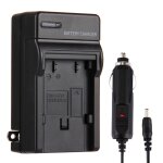 Chargeur de batterie pour appareil photo numrique 2 en 1 pour canon nb2l / 2lh / 2lh12 / 14 (noir)