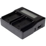 Chargeur de batterie numérique à écran lcd à double canal avec port usb pour batterie sony bp - u30 / ... Chargeur de batterie numérique à écran lcd à double canal avec port usb pour batterie sony bp - u30 / ...