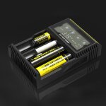 Chargeur nitecore d4 intelligent digi smart avec �cran lcd pour piles 14500, 16340 (rcr123), 18650, 22650, ...