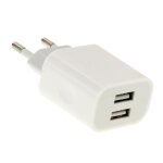 Chargeur usb 2 - ports 5v 2. 1a , pour ipad, iphone, galaxy, huawei, xiaomi, lg, htc et autres tlphones ...