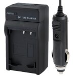 Chargeur de voiture pour appareil photo numrique pour canon np - 7l (noir)
