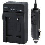 Chargeur de voyage et de voiture pour appareil photo num�rique pour canon nb - 10l (noir)