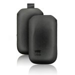 Chic pochette ultra slim - apple iphone 3g / 3gs / 4 / 4s / samsung i900 omnia - noir