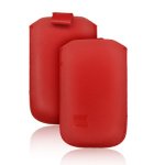 Chic pochette ultra slim - apple iphone 3g / 3gs / 4 / 4s / samsung i900 omnia - rouge