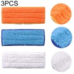 Chiffon humide de nettoyage de chiffon de nettoyage de microfibre de 3 pcs pour irobot braava jet240 ...