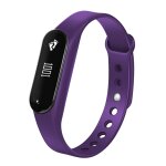 Chigu c6 0, 69 pouces oled bracelet bluetooth  cran tactile, moniteur de frquence cardiaque de soutien ...