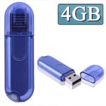 Cl� usb de 4 go (bleu)