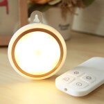 Cl037 0. 5w led nightlight tlcommande infrarouge usb chargeur chambre murale nightlight, tlcommande ...