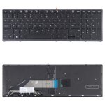 Pour clavier hp zbook 15 g3 17 g3 us version avec r�tro�clairage et pointage