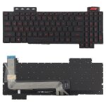 Clavier rtroclair pour ordinateur portable asus fx63 fx63v fx503vm fx503vd zx63ve fz63v gl503vs (rouge) ...
