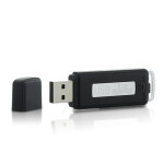 Cl� usb audio espion enregistreur - 75h, 4go - noir
