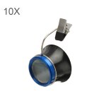 Clip 10x sur les lunettes de rparation de montre de loupe de lunettes de lune