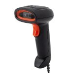 Code qr du scanner de lumire rouge filaire caissier de magasin de supermarch kefar