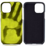 Coller la peau + pc cas de d�coloration du capteur thermique pour iphone 13 pro (vert noir)