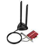 Comfast cf - ax210 plus 5374mbps tri - band + bluetooth 5. 2 carte rseau sans fil pci - e sans fil