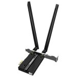 Comfast cf - ax210 pro 5374mbps tri - band + bluetooth 5. 2 carte rseau sans fil pci - e avec dissipateur ...