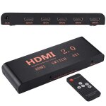 Commutateur hdmi 2. 0 4x1 4k / 60hz avec t�l�commande,