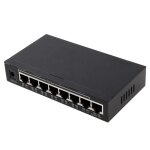 Commutateur poe 10 / 100 mbits / s 10 ports commutateur r�seau ieee802. 3af power over ethernet pour ...