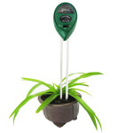 Compteur de sol de fleurs en plantes 3 en 1 (ph + humidit + lumire) (vert)