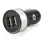 Conceptronic cusbcar2a adapt. d'aliment. pour voiture usb 2. 1a