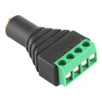 Connecteur audio stéréo de bornier femelle à brancher de 3, 5 mm Connecteur audio stéréo de bornier femelle à brancher de 3, 5 mm