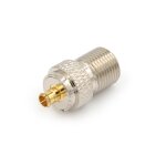 Connecteur femelle bnc vers connecteur m�le mcx adaptateur de prise mini - prise