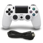 Contrôleur de jeu câblé dualshock 4 pour sony ps4 (blanc) Contrôleur de jeu câblé dualshock 4 pour sony ps4 (blanc)