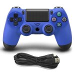 Contr�leur de jeu c�bl� dualshock 4 pour sony ps4 (bleu)