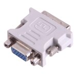 Convertisseur adaptateur dvi - i mle  double liaison 24 + 5  15 broches vido vga (gris)