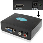 Convertisseur vga vers hdmi avec audio (fy1316) (noir)