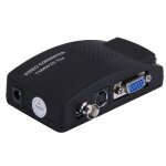Convertisseur vido bnc / s - video vers vga (noir)