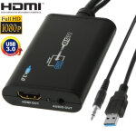 Convertisseur vido usb 3. 0 vers hdmi hd pour hdtv, prise en charge full hd 1080p (noir)