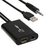 Convertisseur vido usb hd vers hdmi hdtv, prise en charge full hd 1080p