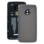 Coque arrire de batterie pour motorola moto g5 plus (gris)