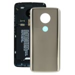 Coque arrire de batterie pour motorola moto g6 play (or)