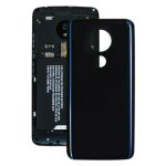 Coque arrire de batterie pour motorola moto g7 power (bleu)