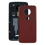 Coque arrire de batterie pour motorola moto g7 plus (rouge)