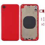 Coque arri�re avec objectif d appareil photo, plateau pour carte sim et touches lat�rales pour iphone ...