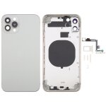 Coque arri�re avec aspect imitation ip15 pro pour iphone 11 (titane)