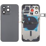 Coque arri�re de batterie pour iphone 13 pro avec touches lat�rales et plateau de carte et c�ble flexible ...
