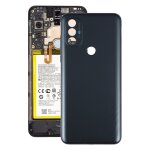 Coque arri�re de batterie d'origine pour motorola moto g power 2022 (noire)