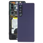 Coque arri�re de batterie d'origine avec objectif d'appareil photo pour sony xperia 1 iii (violet)