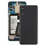 Coque arri�re de batterie pour samsung galaxy a02 avec cache d'objectif d'appareil photo (noir)